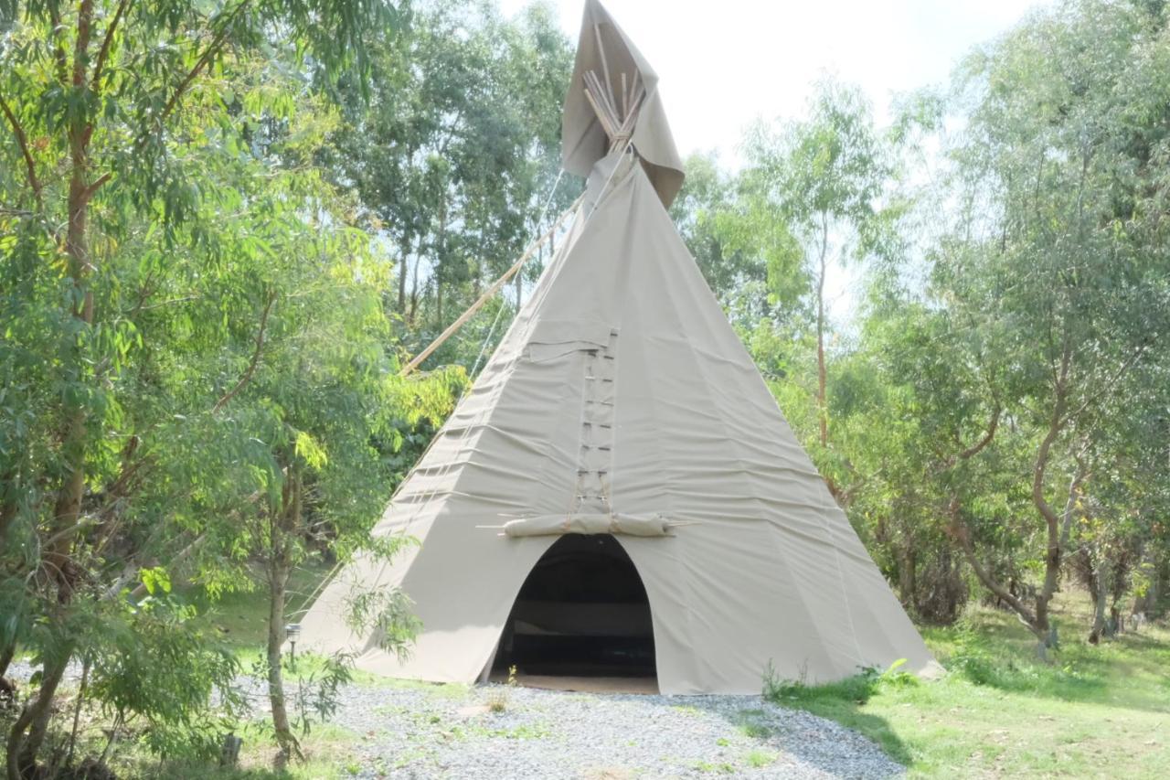 Отель Gumtree Tipis Bickington Экстерьер фото