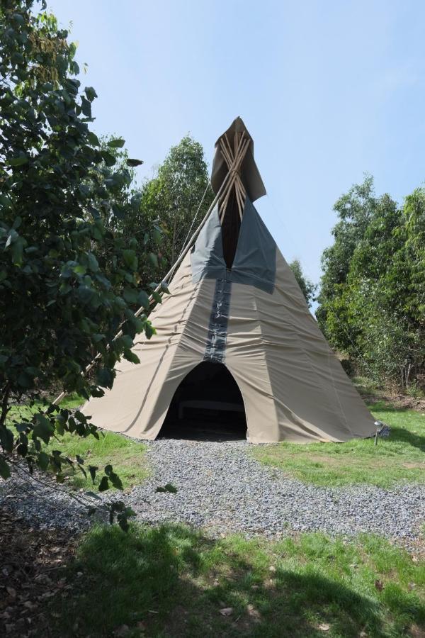 Отель Gumtree Tipis Bickington Экстерьер фото